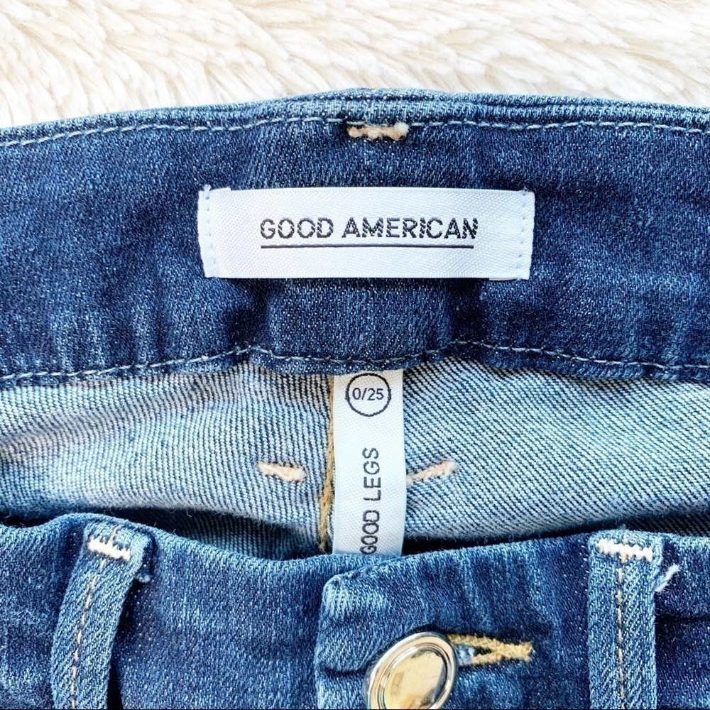 Good AMERICAN Good Legs Jeans Sz 0/25 - Picture 8 of 9